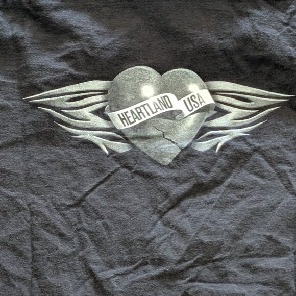 Heartland USA Faded Hanes T-Shirt - Size XL - Picture 5 of 5